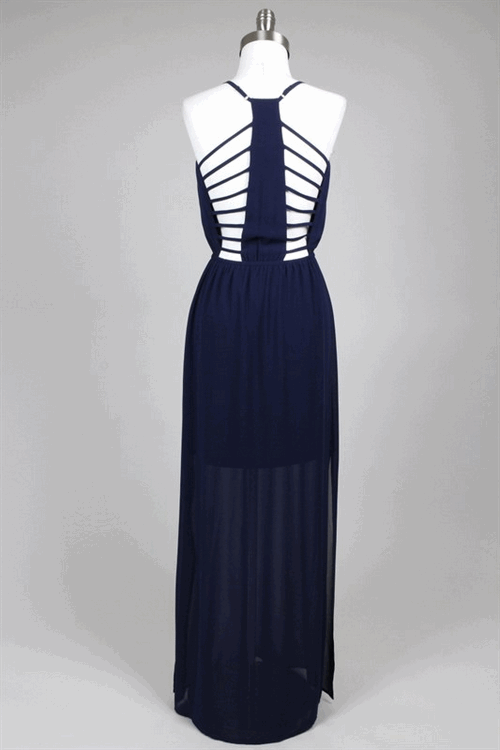 Back Detail Maxi Dress